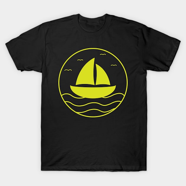 Sailboat T-Shirt by mvrchell